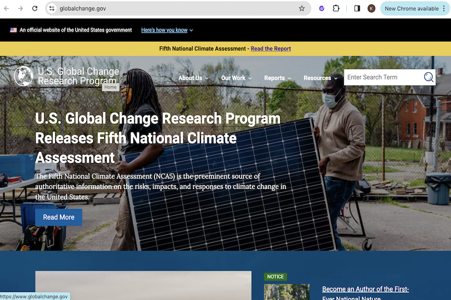 Snapshot of National Climate Assessment
