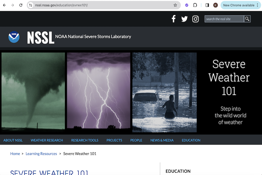 Snapshot of Weather Basics: Severe Weather 101
