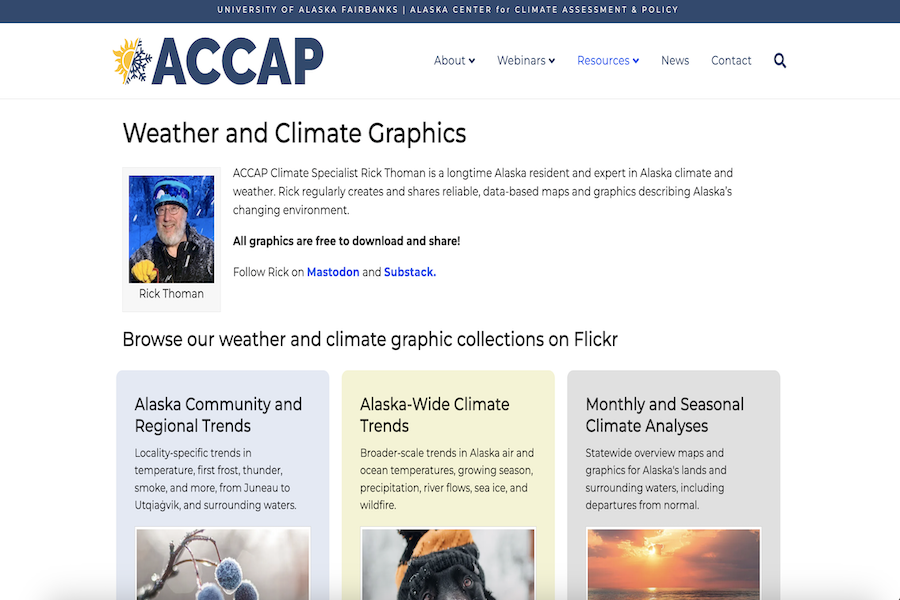 Snapshot of Alaska Weather and Climate Graphics