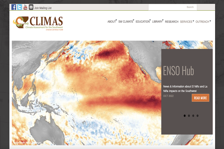 Snapshot of Climate Assessment for the Southwest