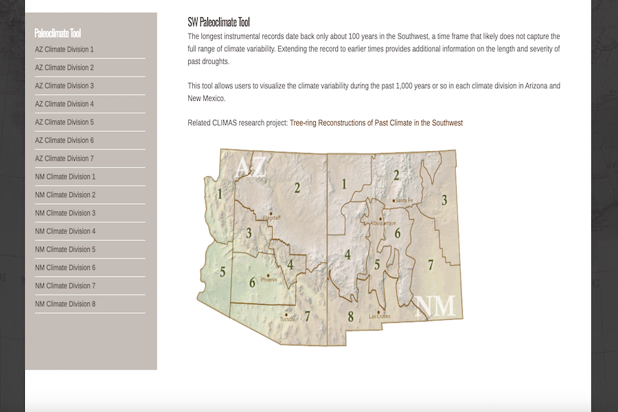 Snapshot of Paleoclimate Tool
