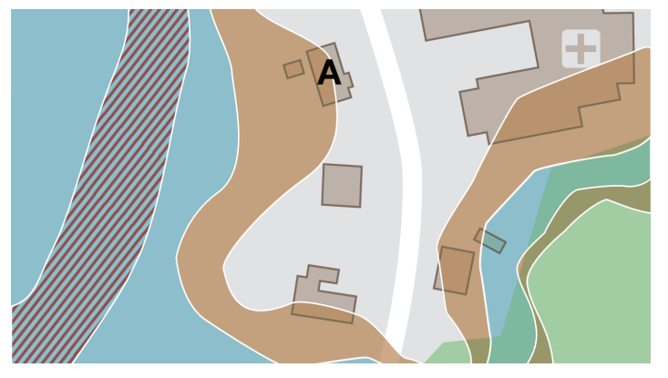 FEMA flood hazard map example
