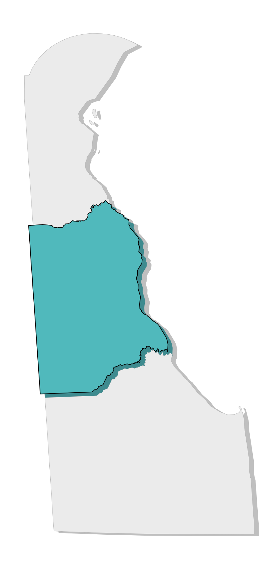 map location of county