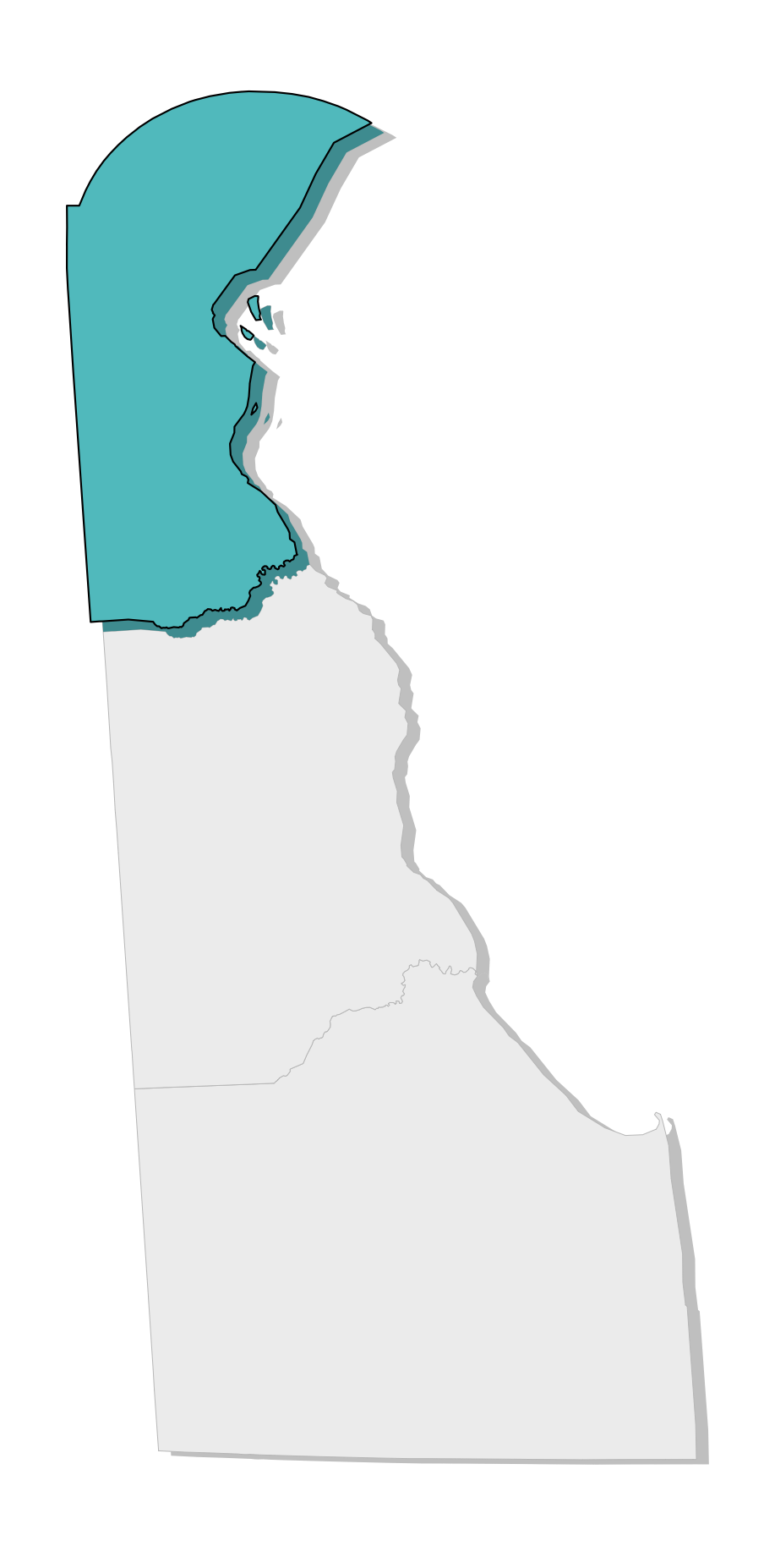 map location of county