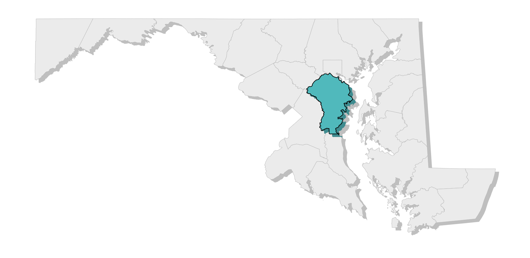 map location of county