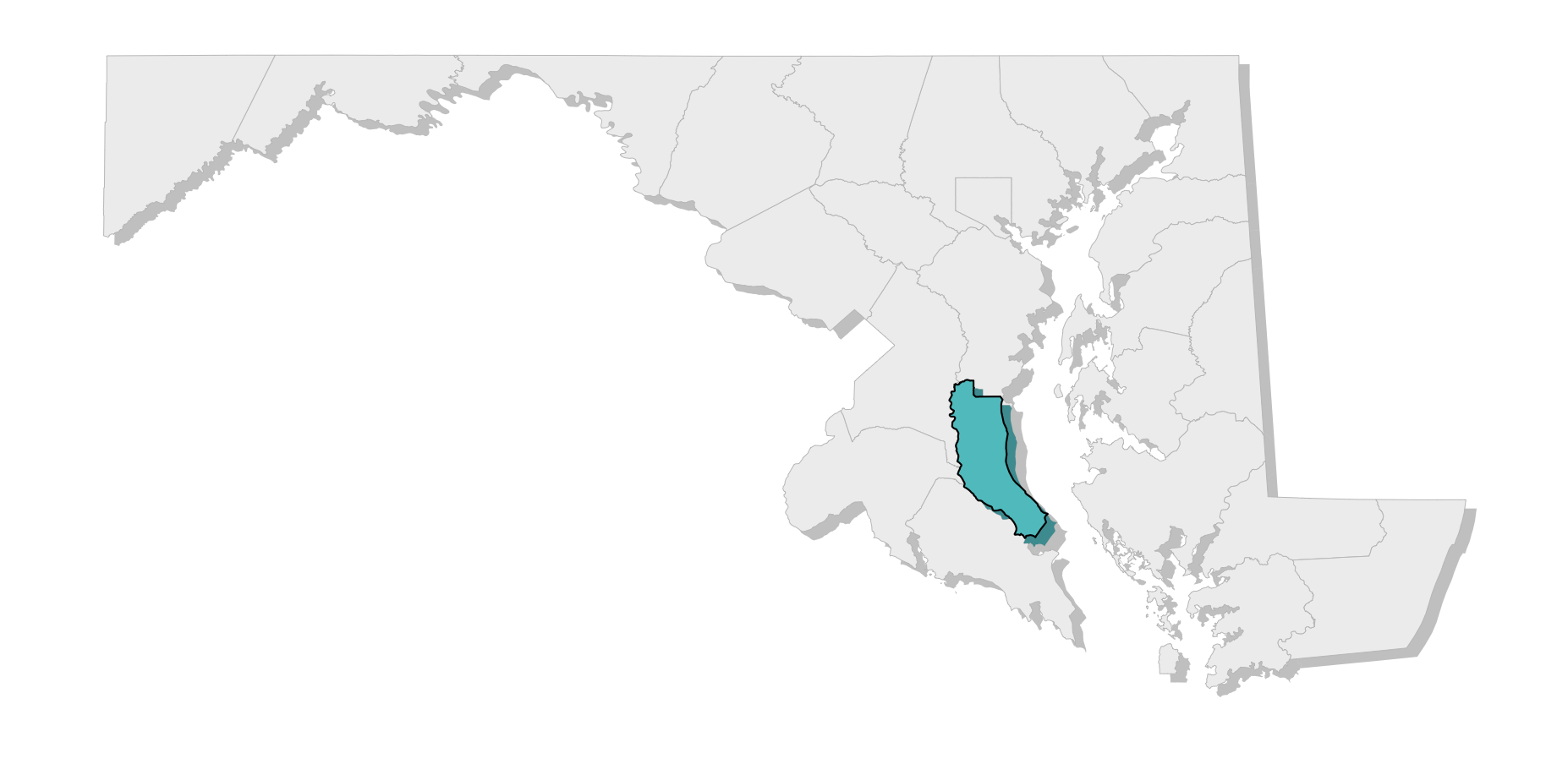 map location of county