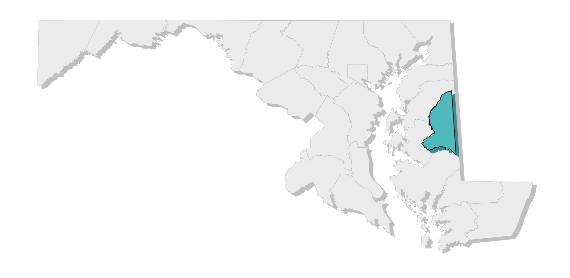 map location of county