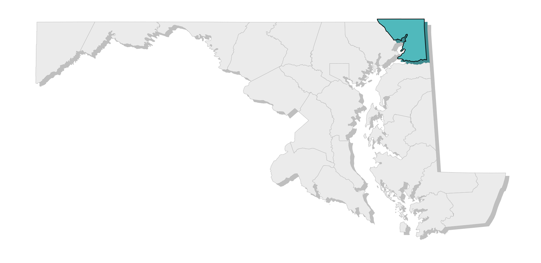 map location of county