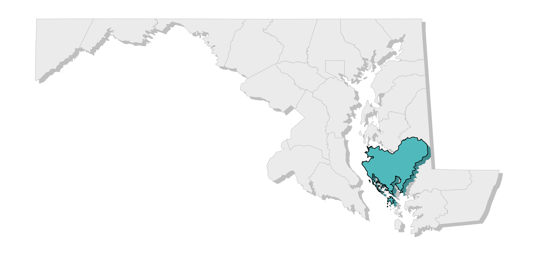 map location of county