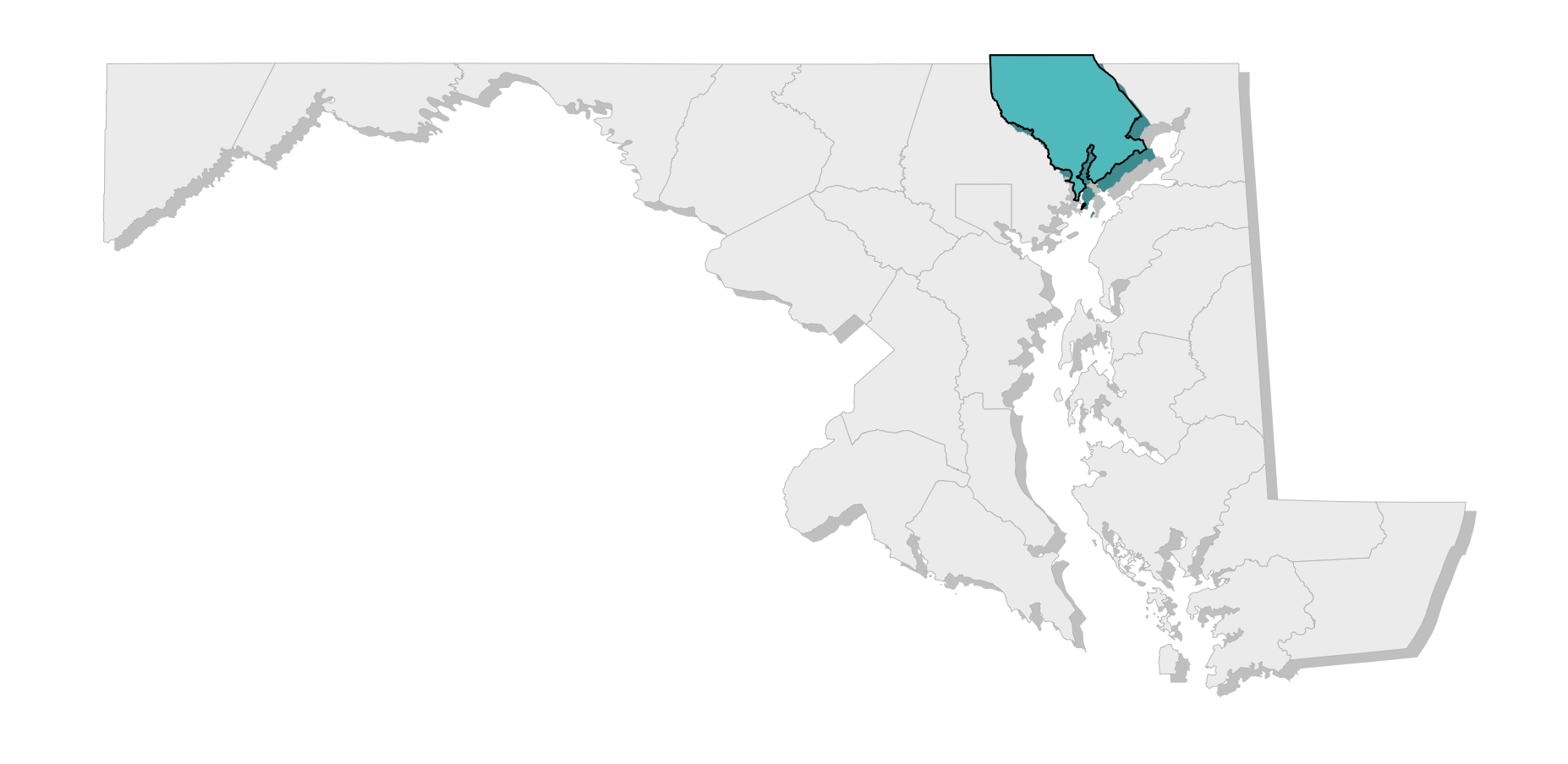 map location of county