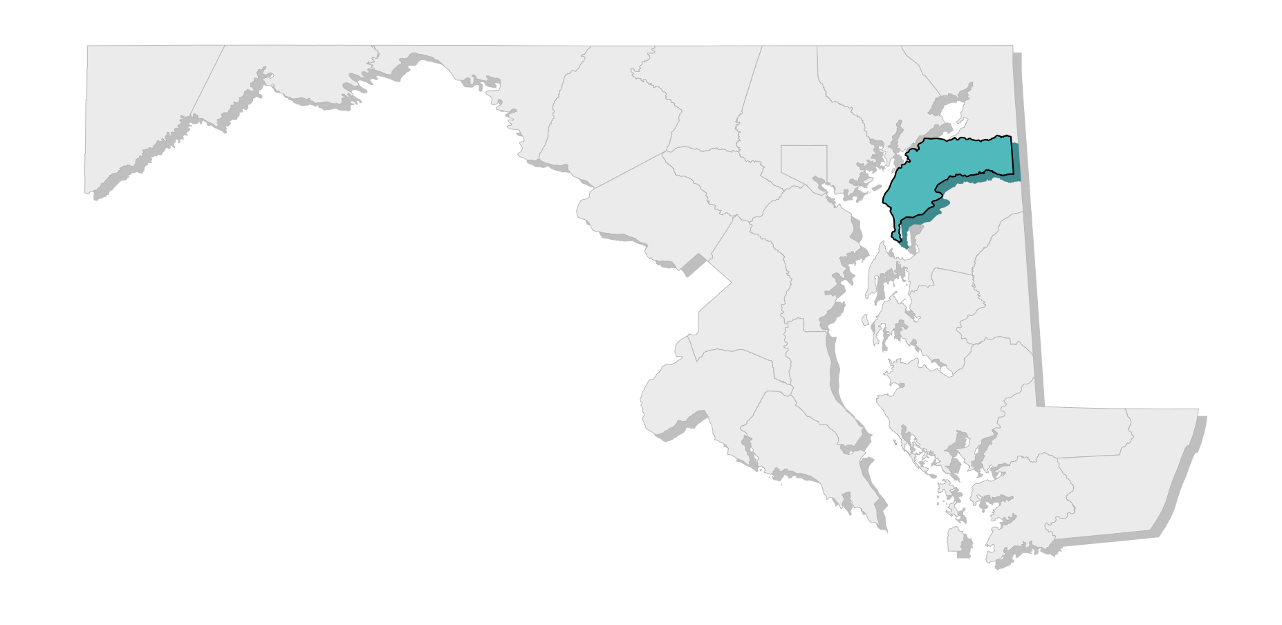 map location of county