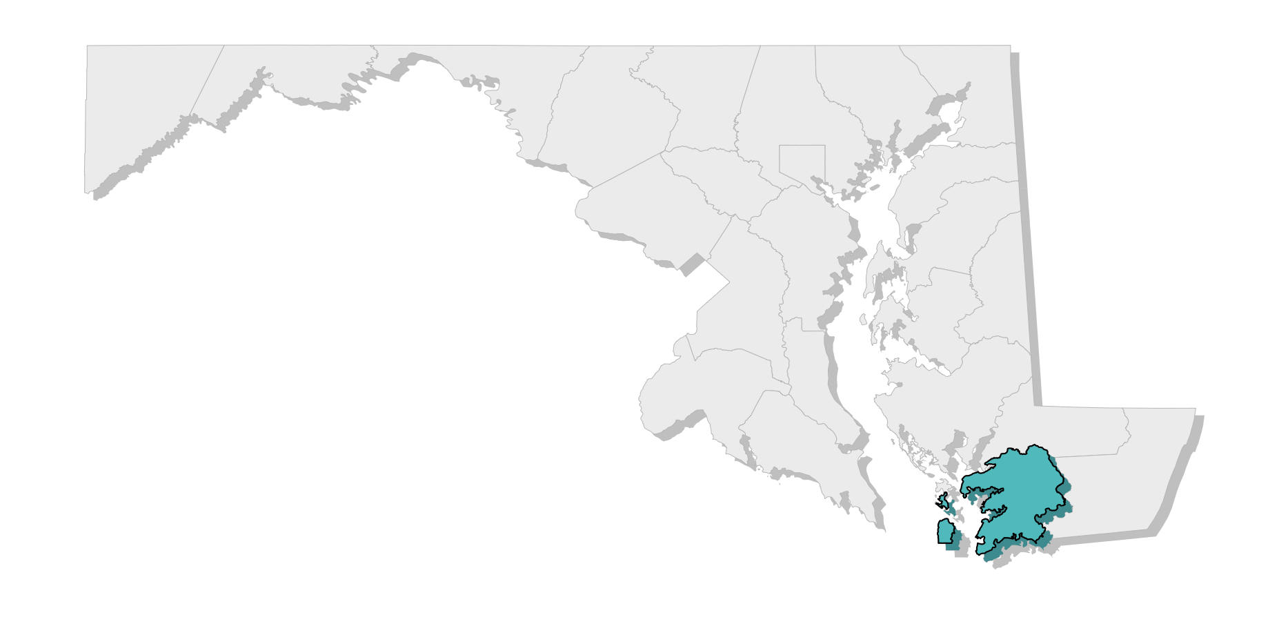 map location of county