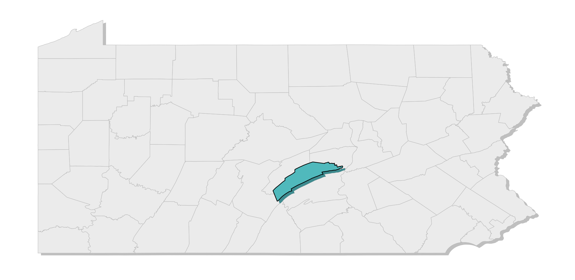 map location of county