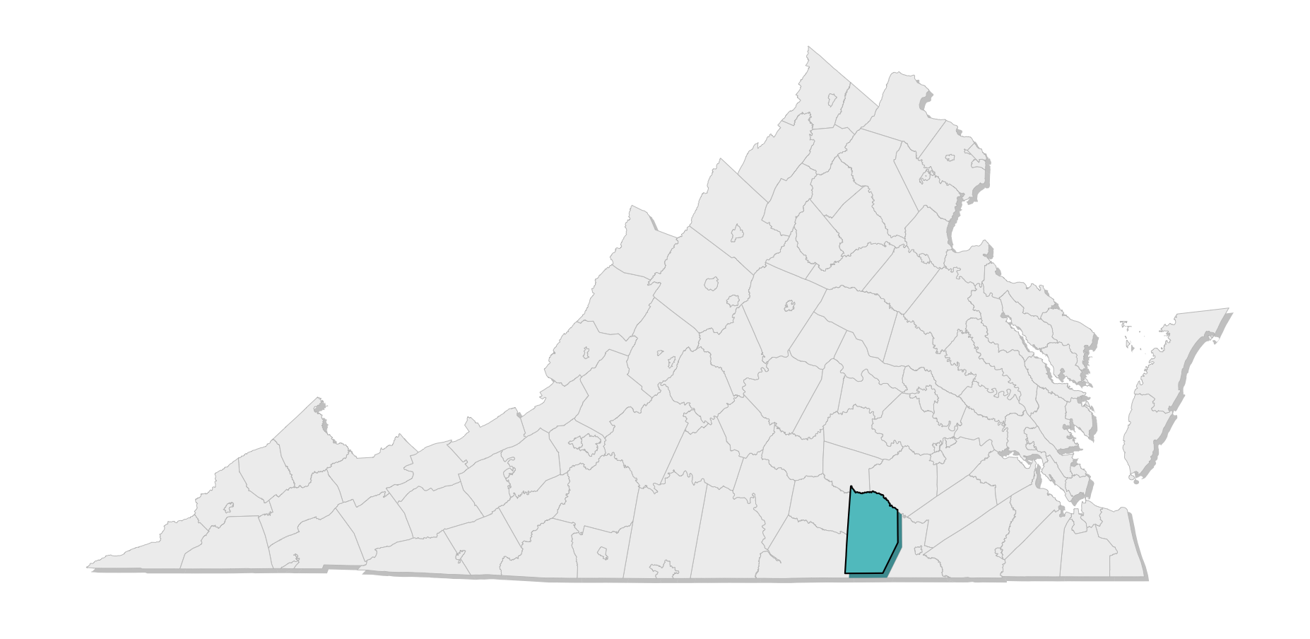 map location of county