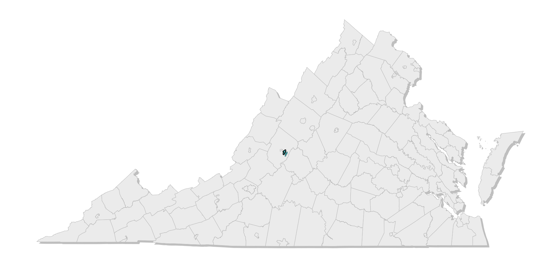 map location of county