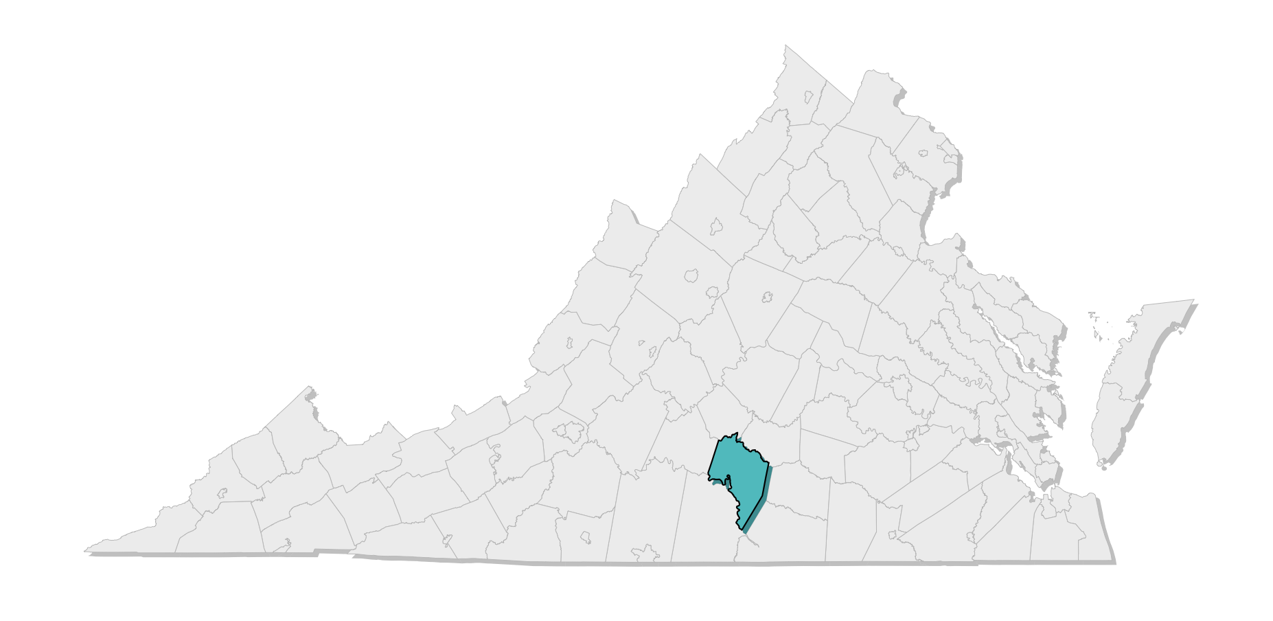 map location of county