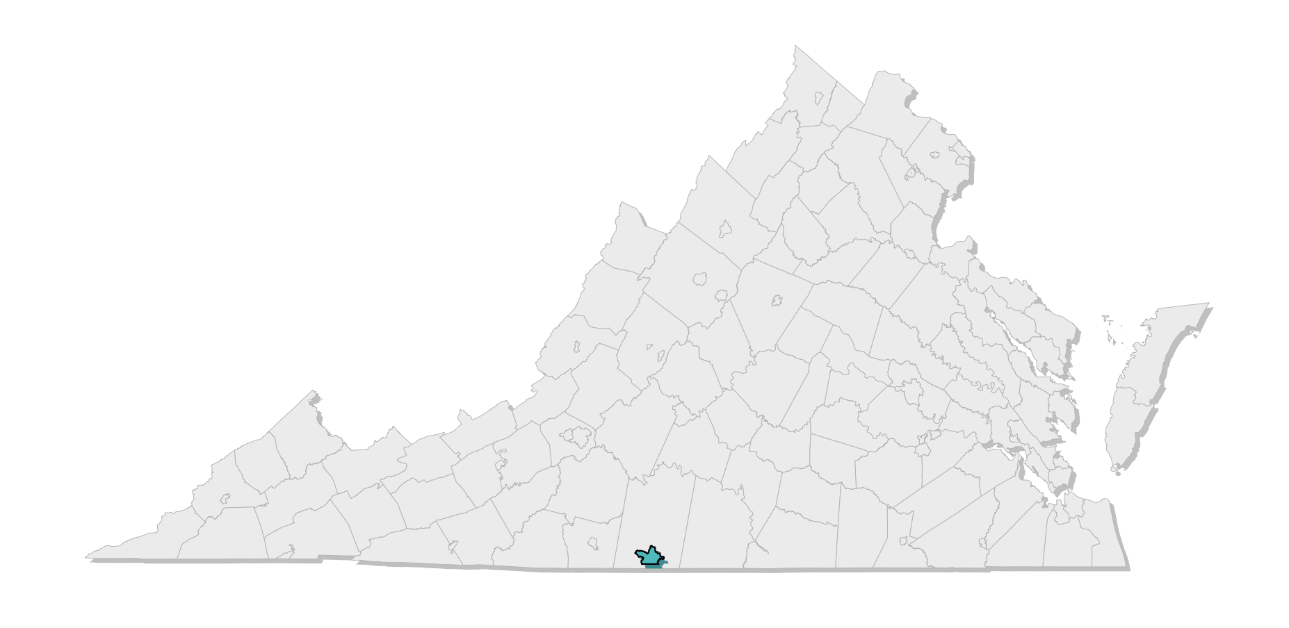 map location of county