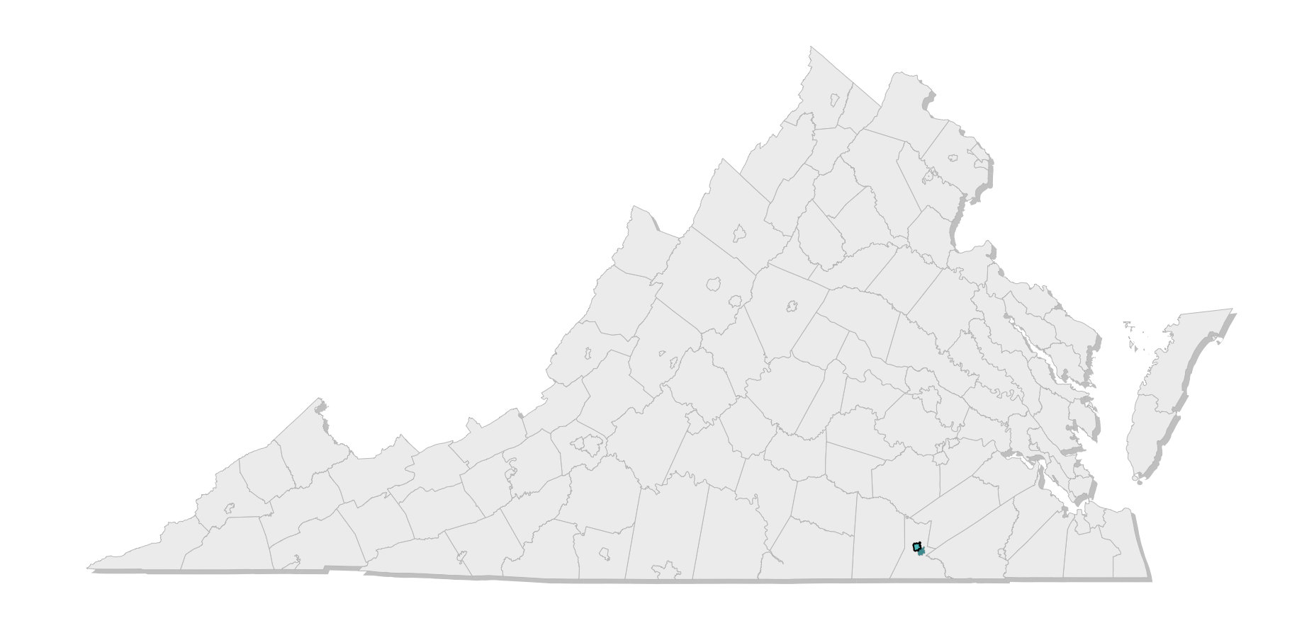 map location of county