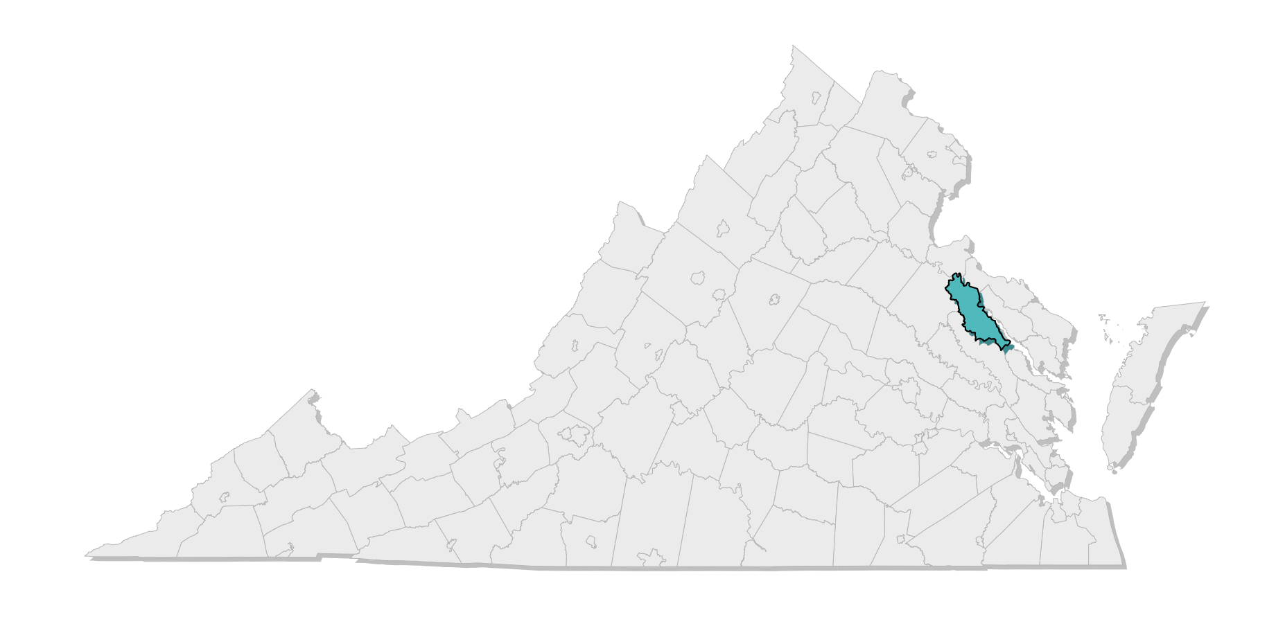 map location of county