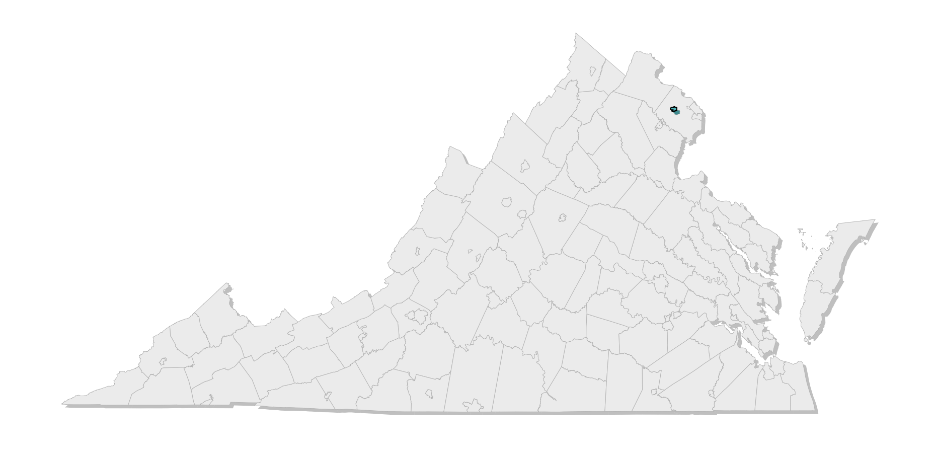 map location of county