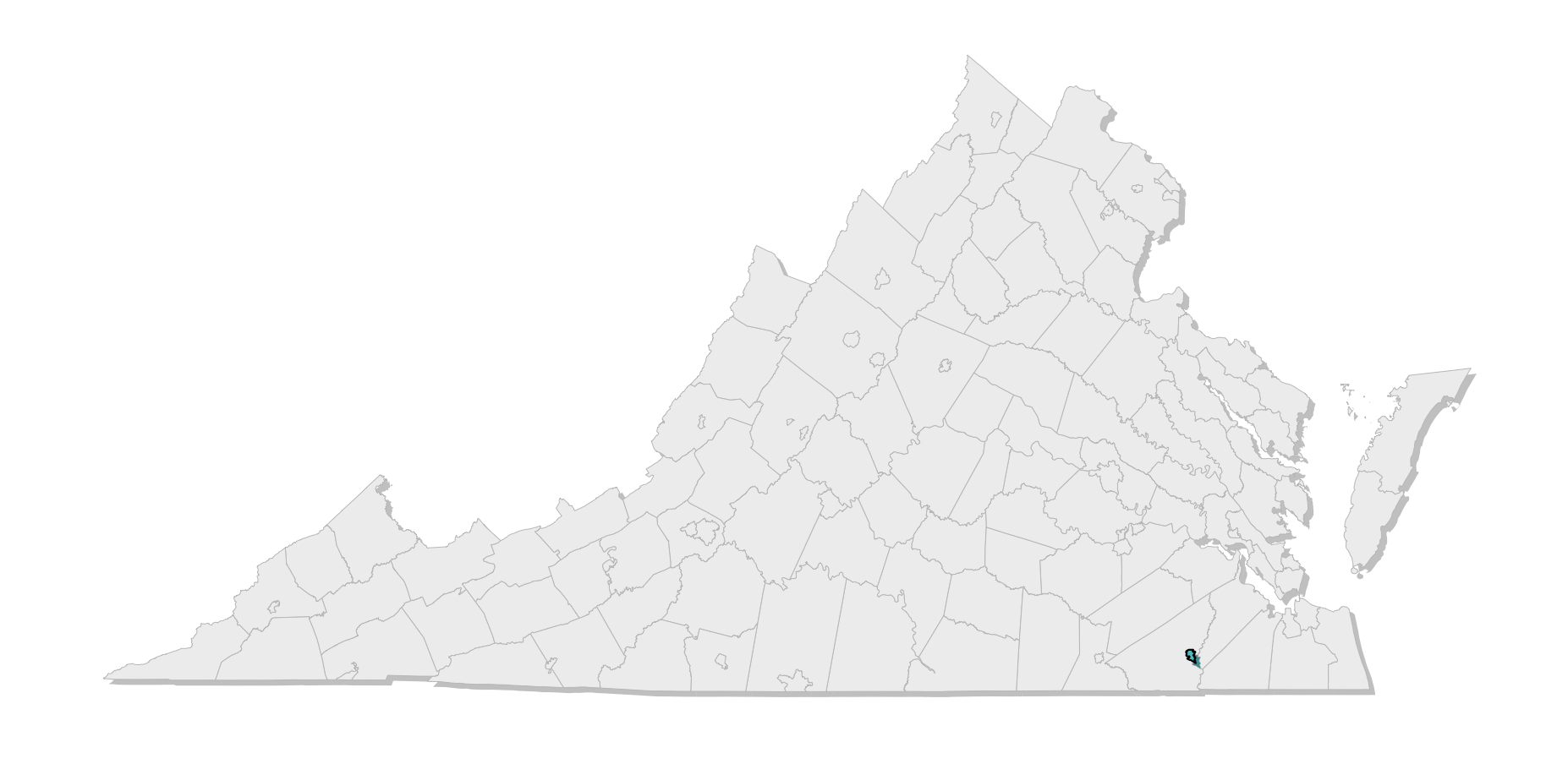 map location of county