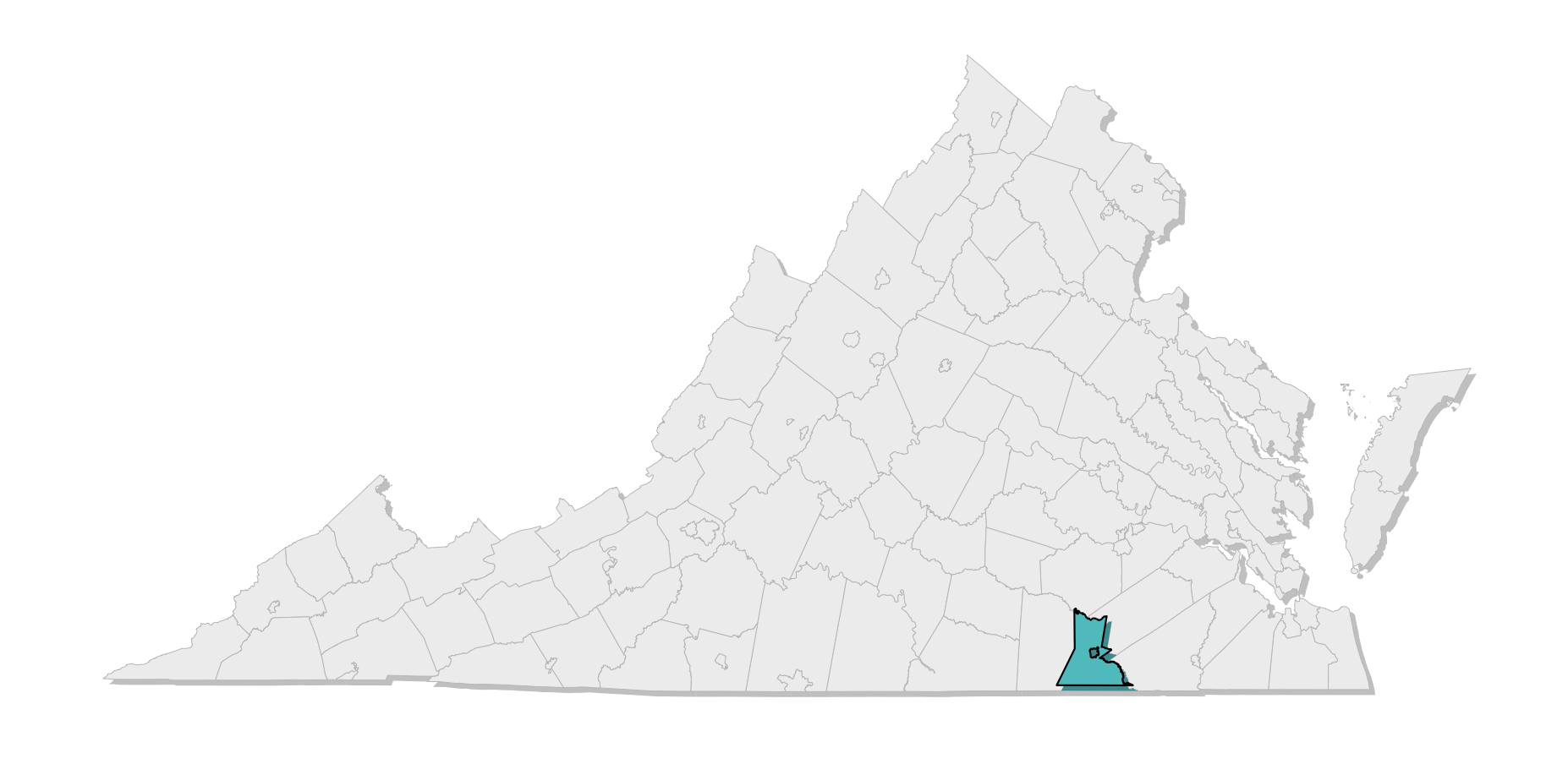 map location of county
