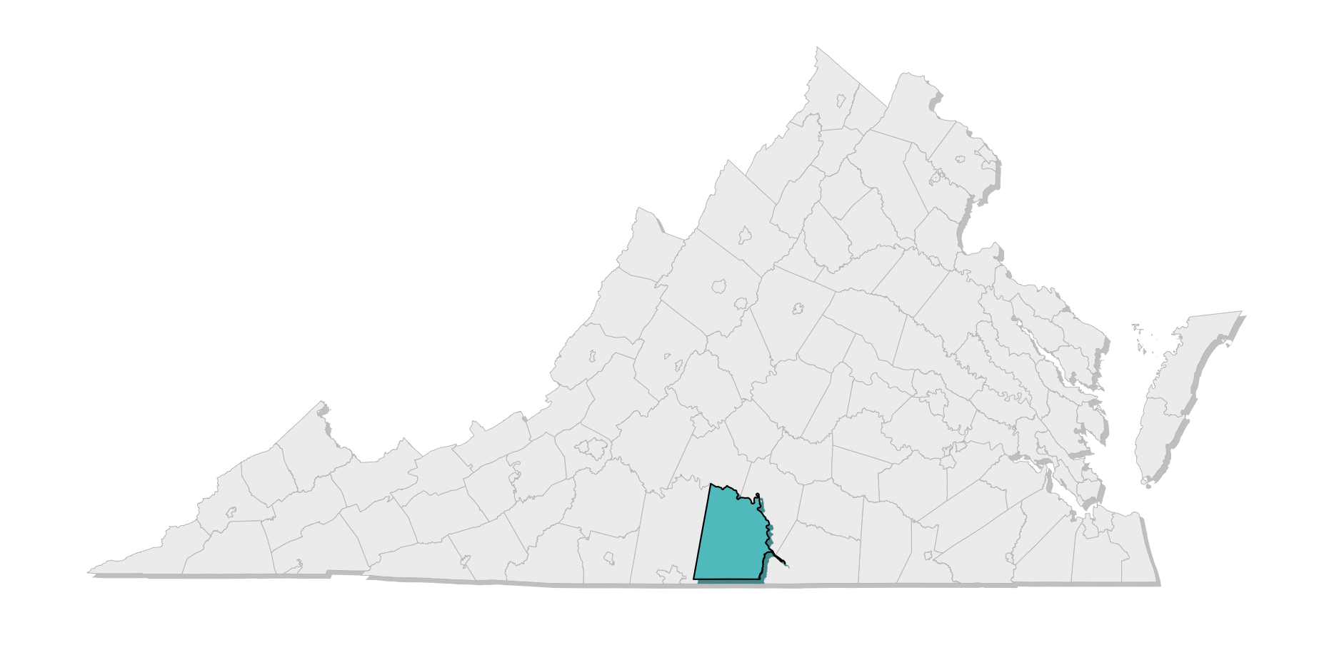 map location of county