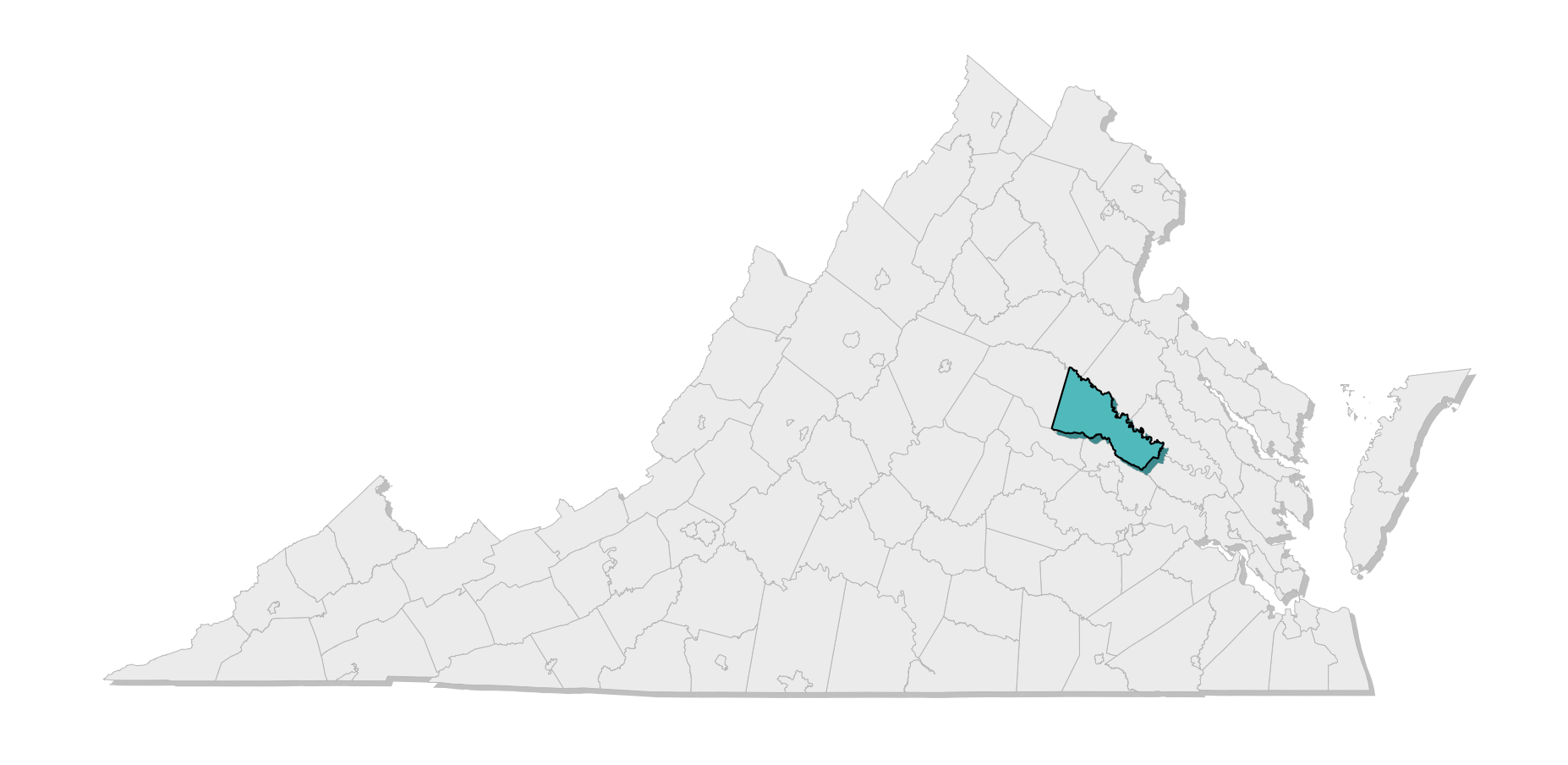 map location of county