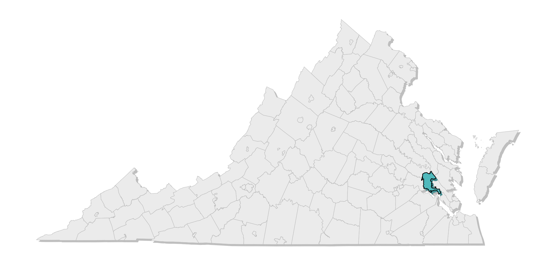 map location of county