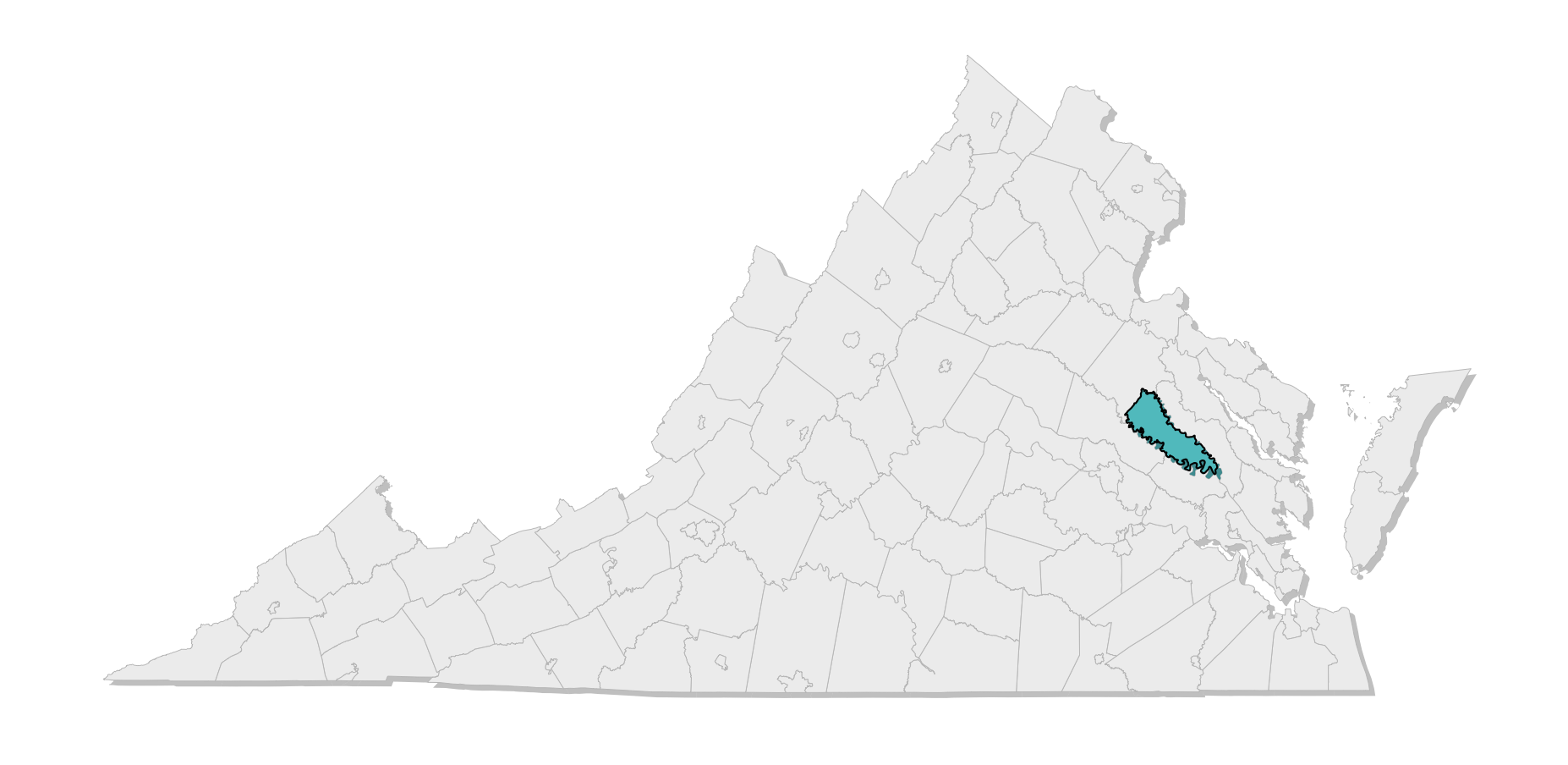map location of county