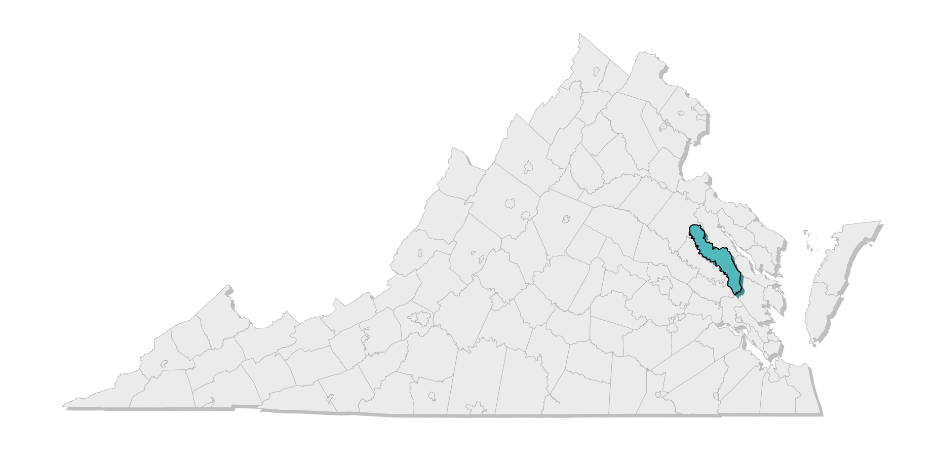 map location of county