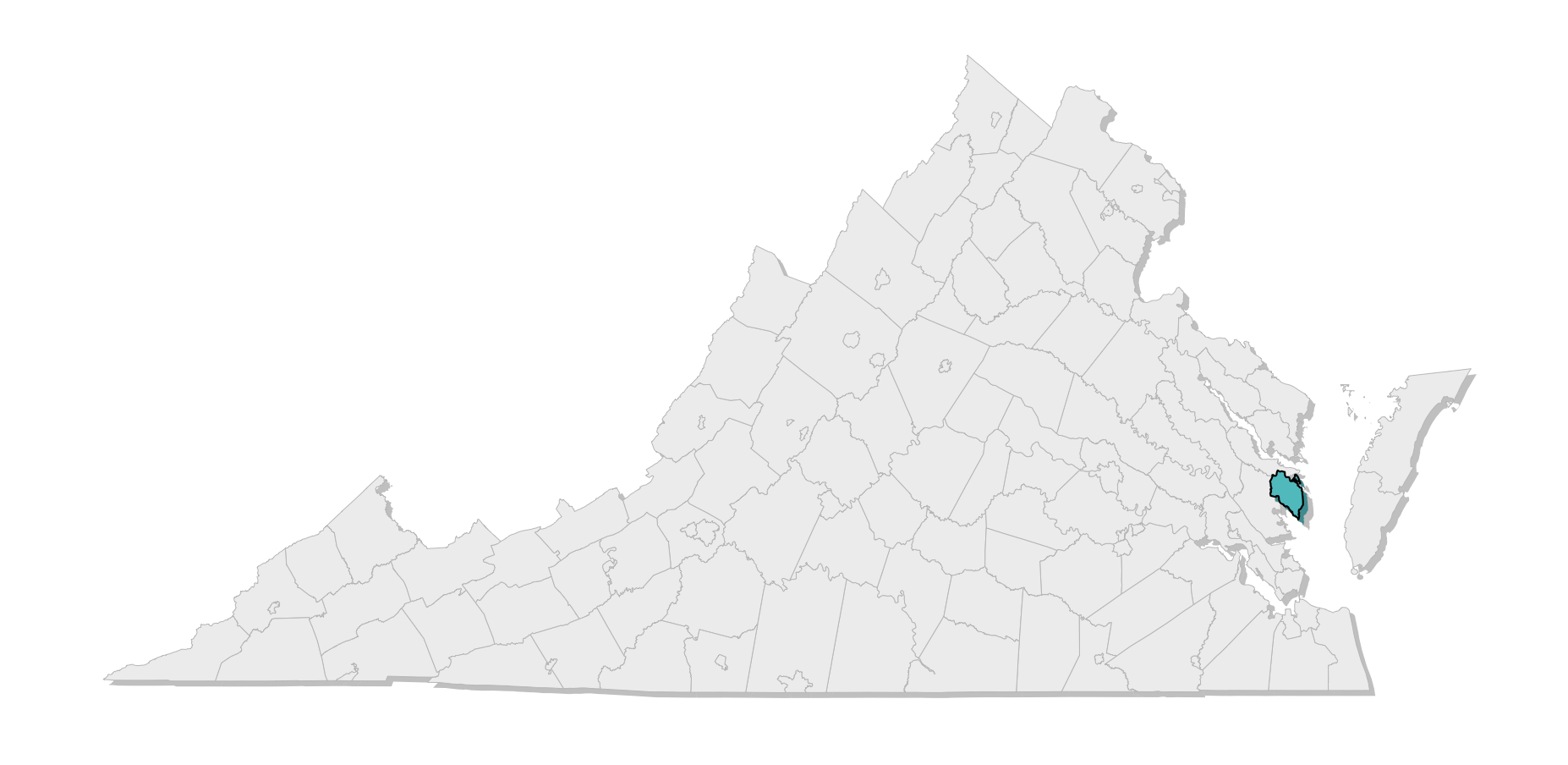 map location of county