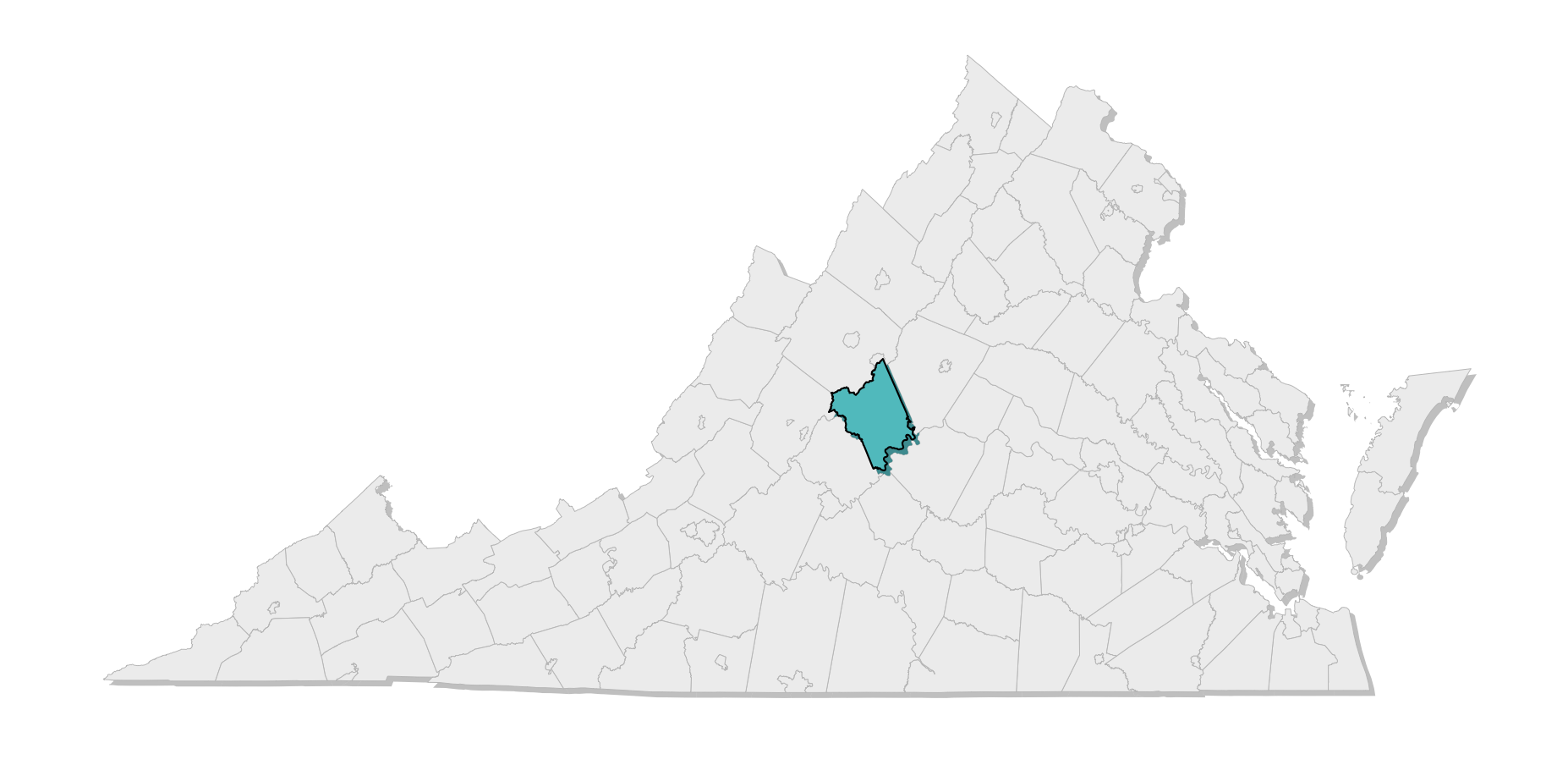 map location of county