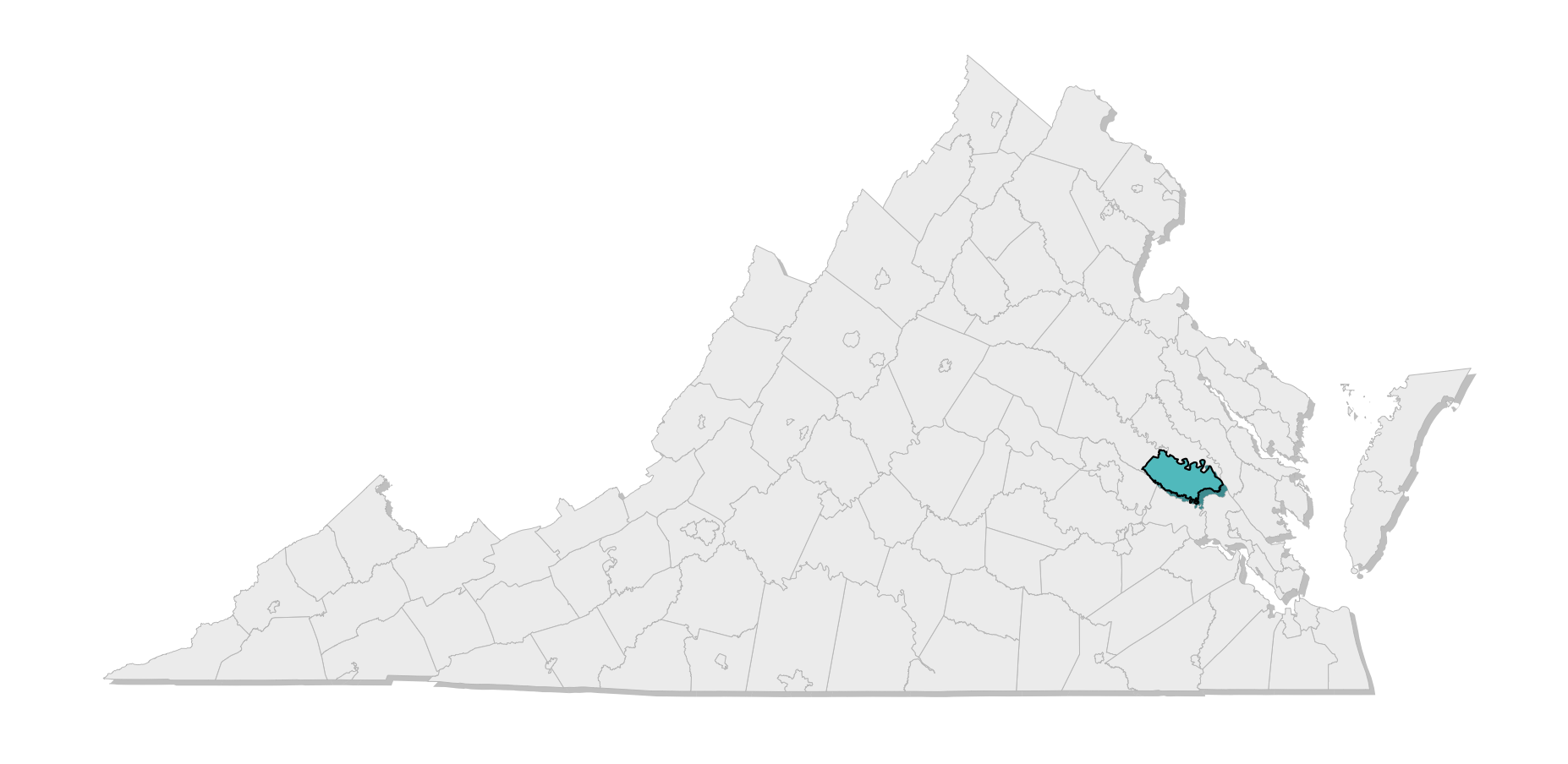 map location of county