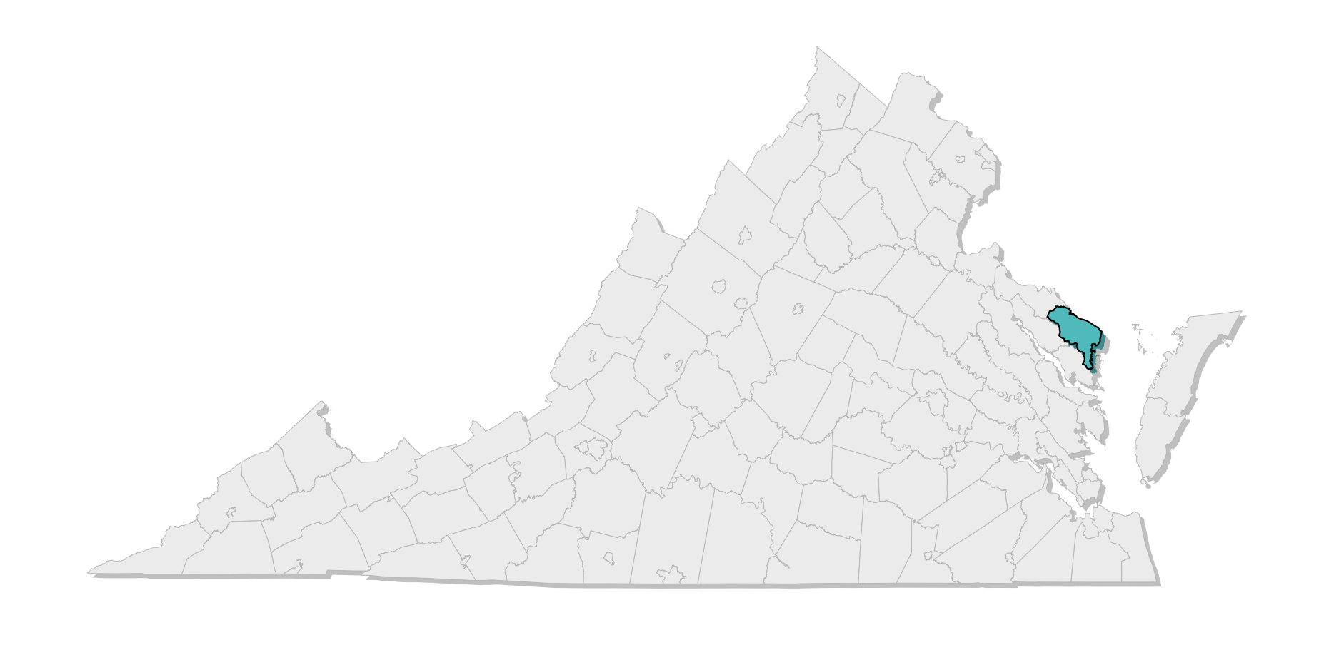 map location of county