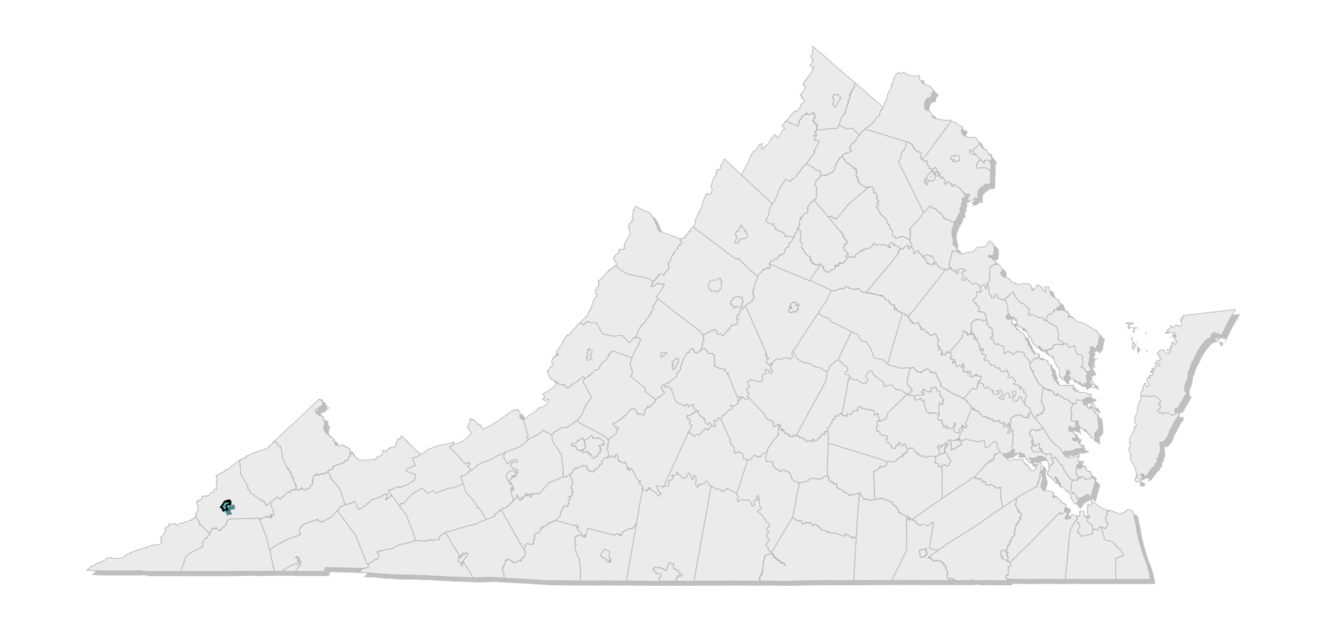 map location of county