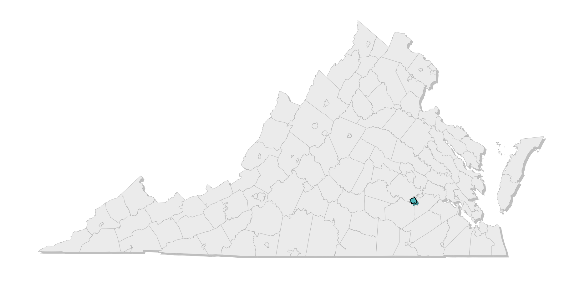 map location of county