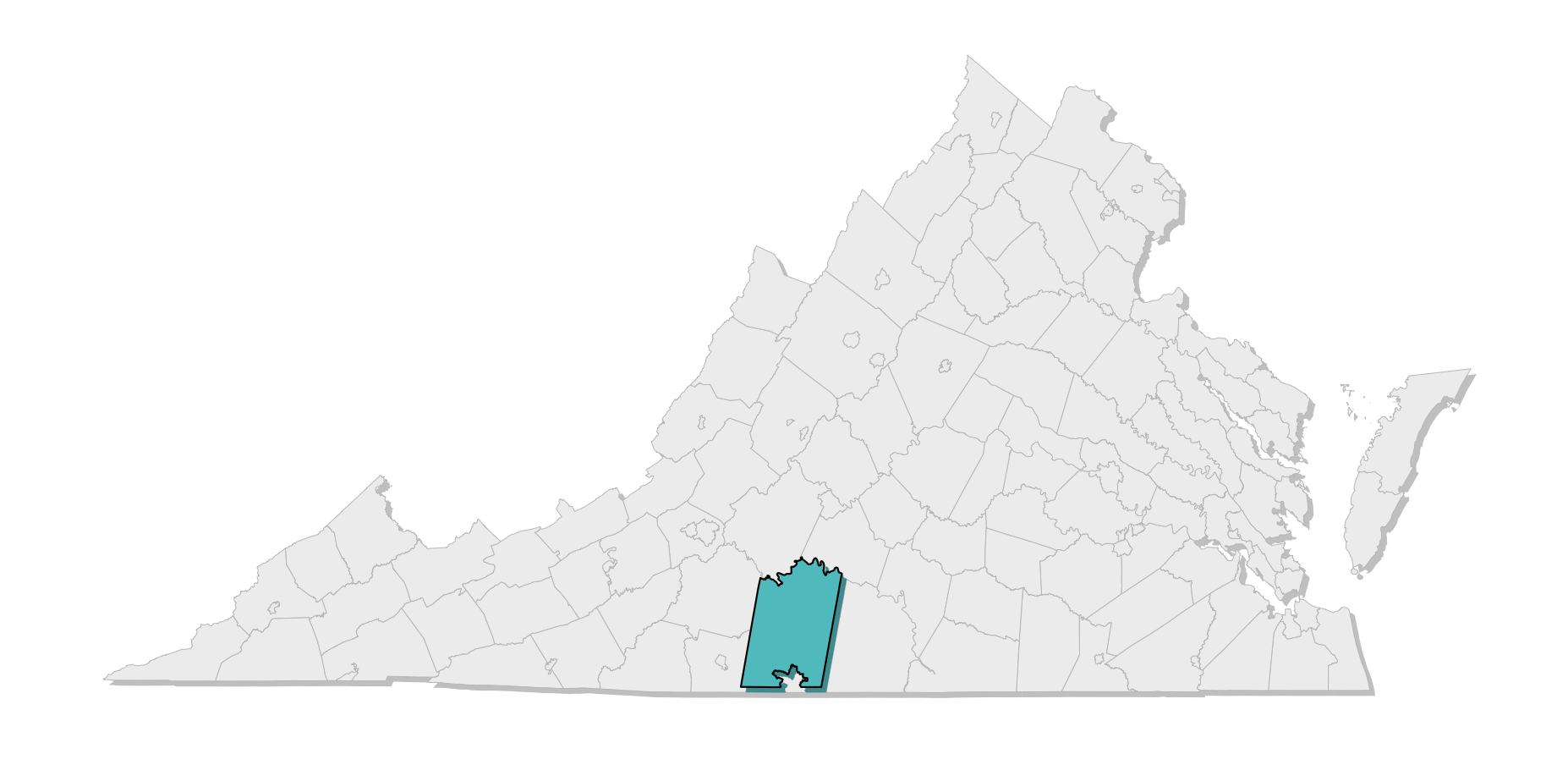 map location of county
