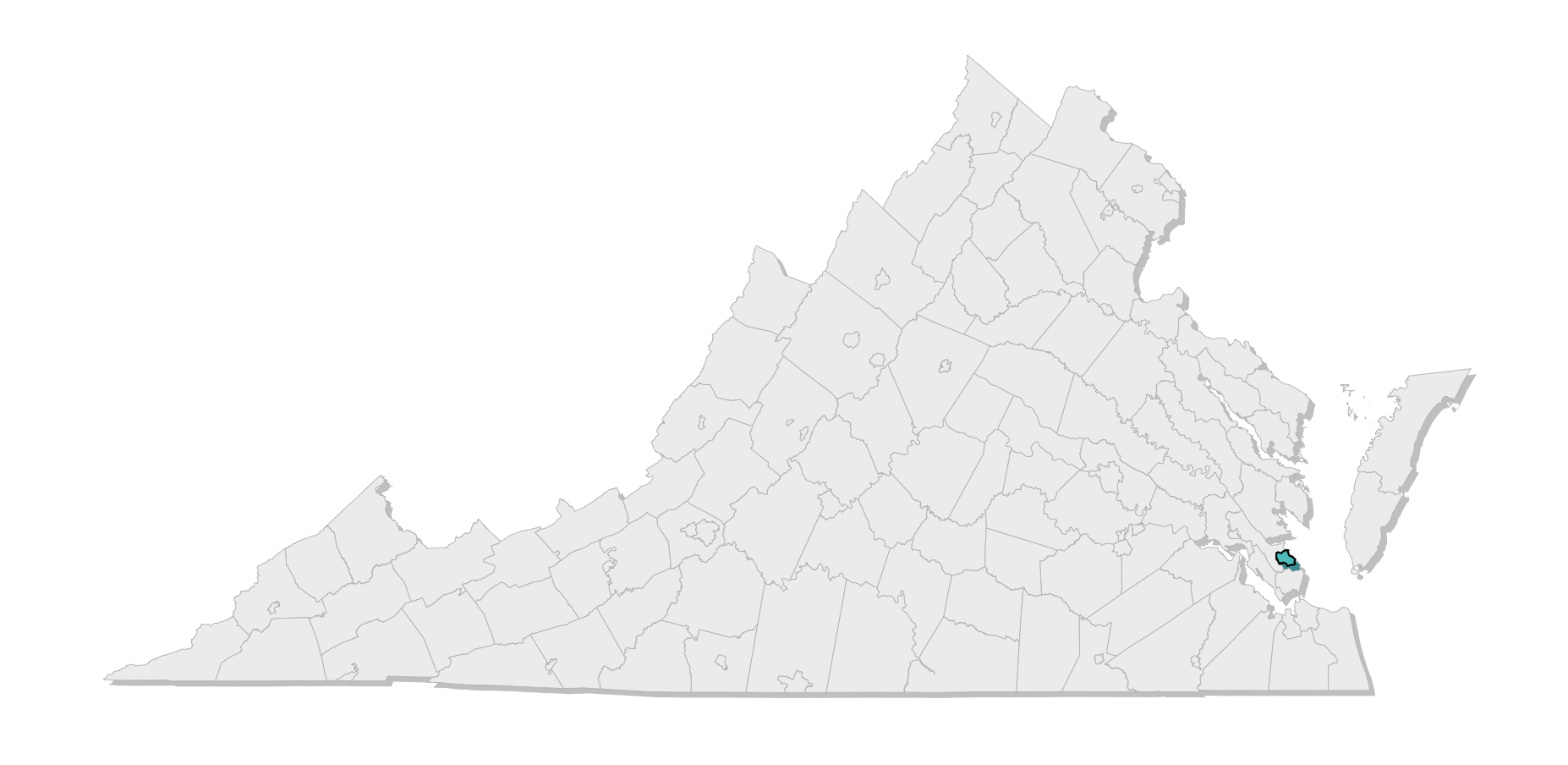 map location of county