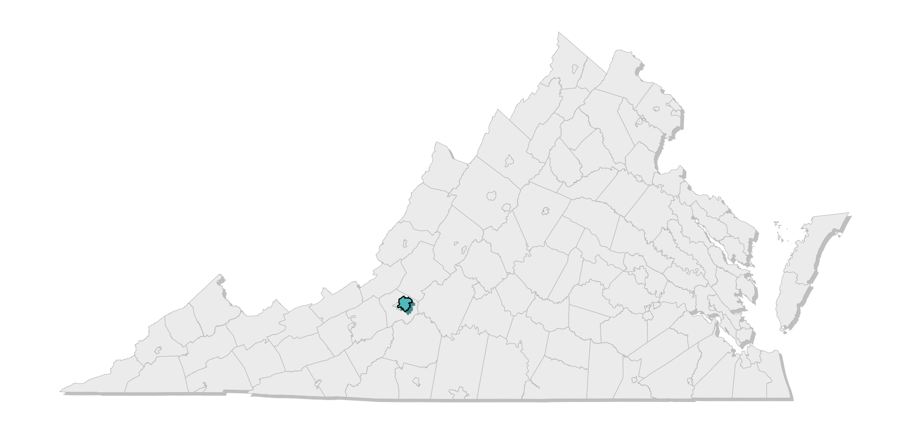 map location of county