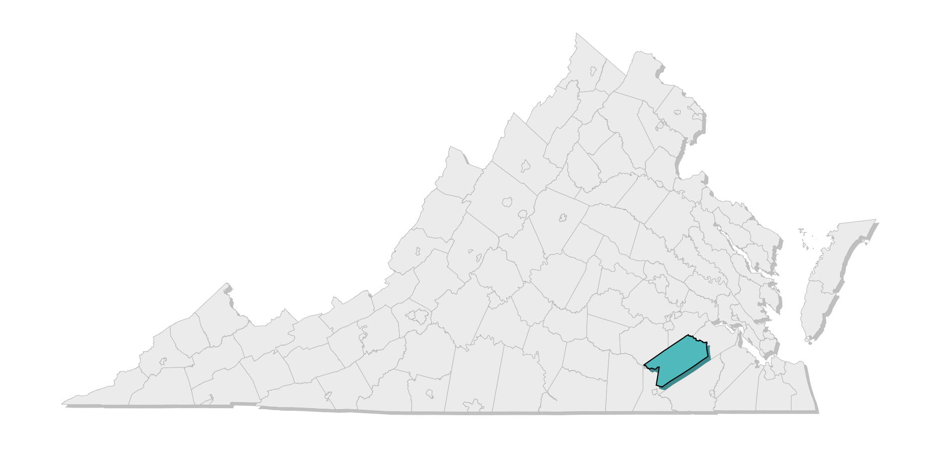 map location of county