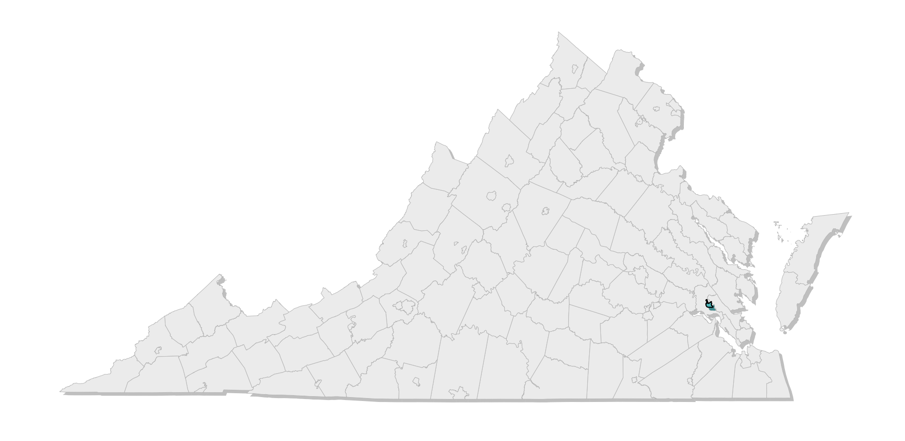 map location of county